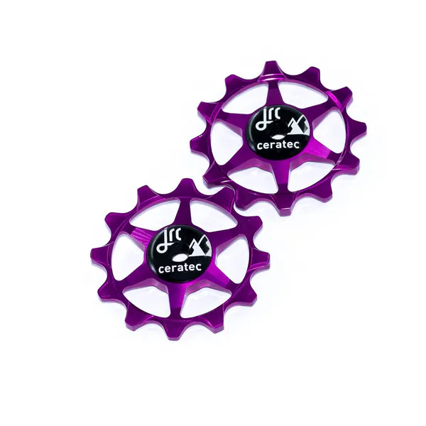 Kółka przerzutki JRC Components Ceramiczne Narrow Wide 12T fioletowe