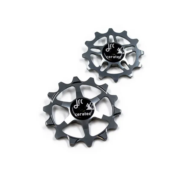Kółka przerzutki ceramiczne JRC Components DPW-0003-GNM 12/14T do SRAM Eagle Gunmetal