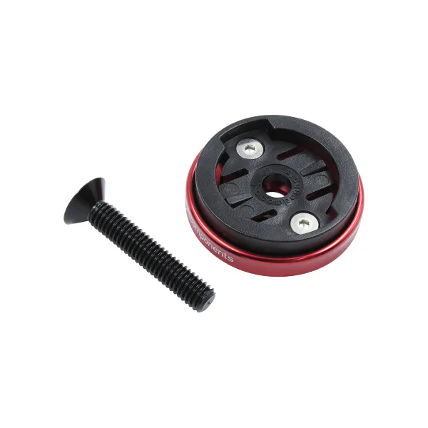 JRC Components Mocowanie licznika Top Cap JRC Enkei CMA-0067-RED do Garmin, czerwone