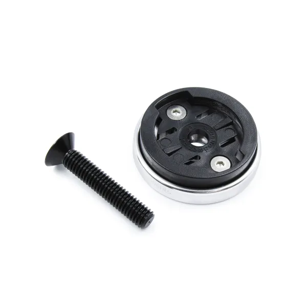 JRC Components Mocowanie licznika Garmin JRC Enkei Top Cap CMA-0067-SIL, srebrne