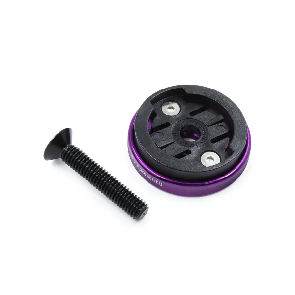 Mocowanie licznika JRC Components Enkei Top Cap CMA-0067-PUR Garmin, fioletowe
