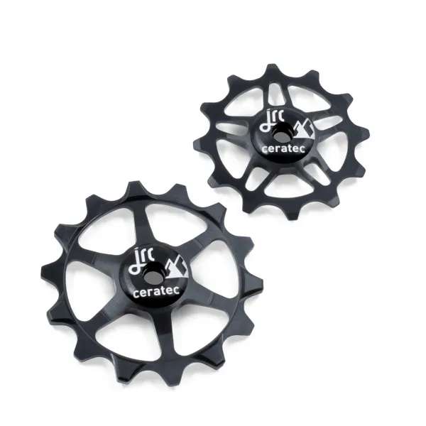 Ceramiczne kółka przerzutki JRC Components 12/14T do SRAM Eagle czarne DPW-0003-BLK