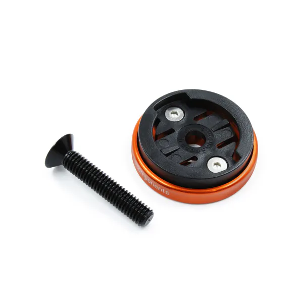 JRC Components Mocowanie licznika JRC Enkei Top Cap do Garmin, pomarańczowe CMA-0067-ORG