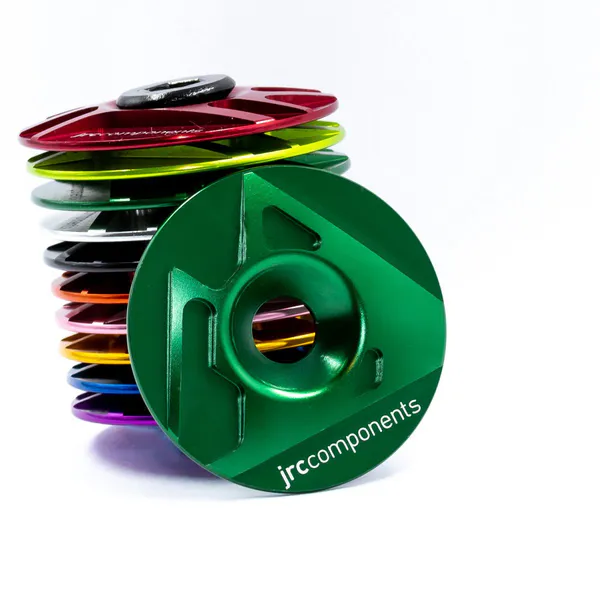 Nakrętka steru Ahead JRC Components SMP-0040-RCG, aluminiowa, Racing Green