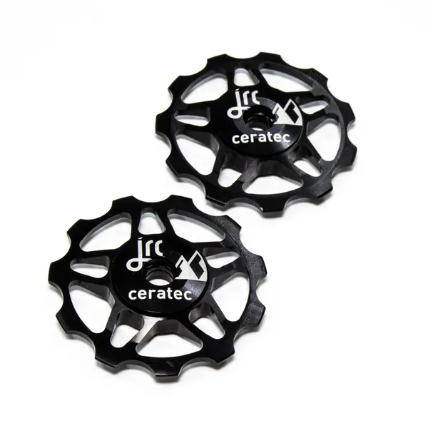 Kółka przerzutki JRC Components DPW-0005-BLK 11T hybrydowe ceramiczne, Czarny