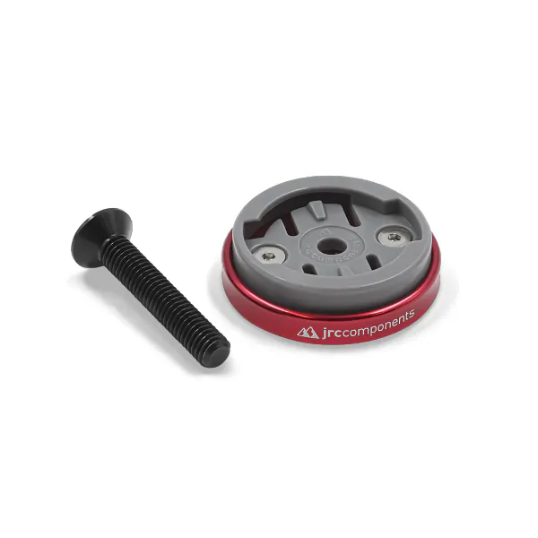 JRC Components Mocowanie licznika JRC Enkei Top Cap do Wahoo, czerwone CMA-0068-RED
